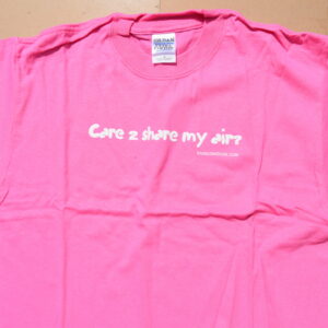 Pink Care-to-share Diva tee (M)