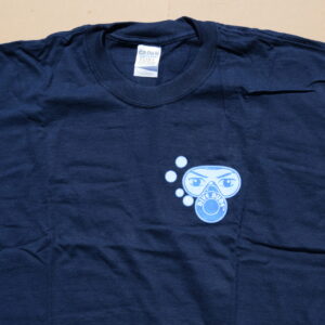 Dark Blue -mask Dude tee (L)