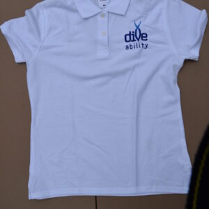 White DA Polo (mens L)
